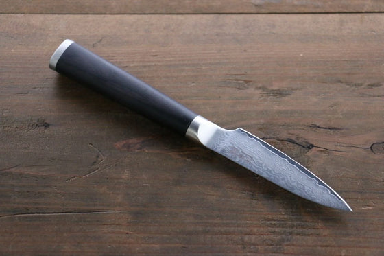 Miyako AUS8 33 Layer Damascus Paring 85mm - Japanny - Best Japanese Knife