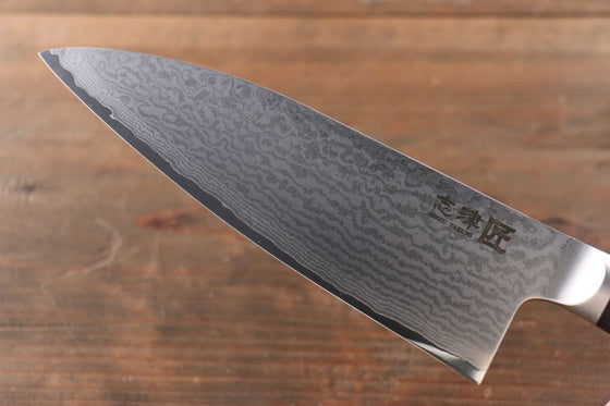 Miyako AUS8 33 Layer Damascus Deba 165mm - Japanny - Best Japanese Knife