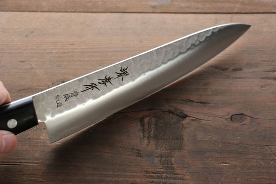 Sakai Takayuki Blue Steel Hammered 3 Layer Gyuto 180mm - Japanny - Best Japanese Knife