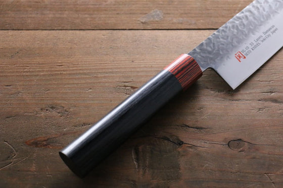 Iseya VG10 33 Layer Damascus Japanese Santoku & Sushi Knife 210mm Set - Japanny - Best Japanese Knife
