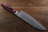 Yoshimi Kato VG10 Black Finish Damascus Japanese Gyuto & Santoku Knife Set - Japanny - Best Japanese Knife