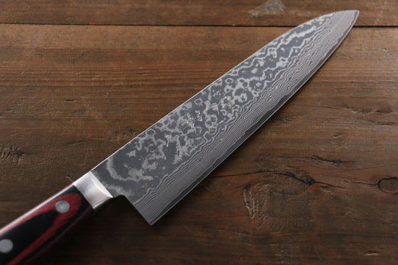Yoshimi Kato VG10 Black Finish Damascus Japanese Gyuto & Santoku Knife Set - Japanny - Best Japanese Knife