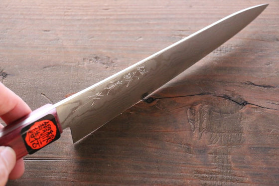 Shigeki Tanaka VG10 17 Layer Damascus Hand Forged Japanese Chef's Petty Knife 150mm - Japanny - Best Japanese Knife