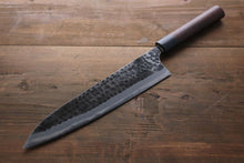  Katsushige Anryu Blue Super Gyuto 240mm Shitan Handle - Japanny - Best Japanese Knife