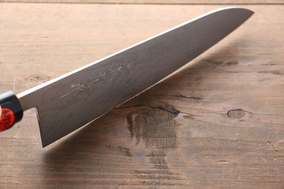 Shigeki Tanaka Blue Steel No.2 17 Layer Damascus Japanese Chef's Gyuto Knife 180mm with Magnolia Handle (ferrule: Water Buffalo) - Japanny - Best Japanese Knife