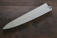  Magnolia Saya Sheath for Sujihiki Knife with Plywood Pin - 270mm - Japanny - Best Japanese Knife